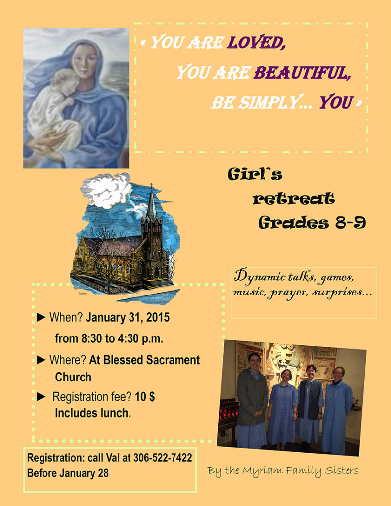 Girl's retreat jan 2015